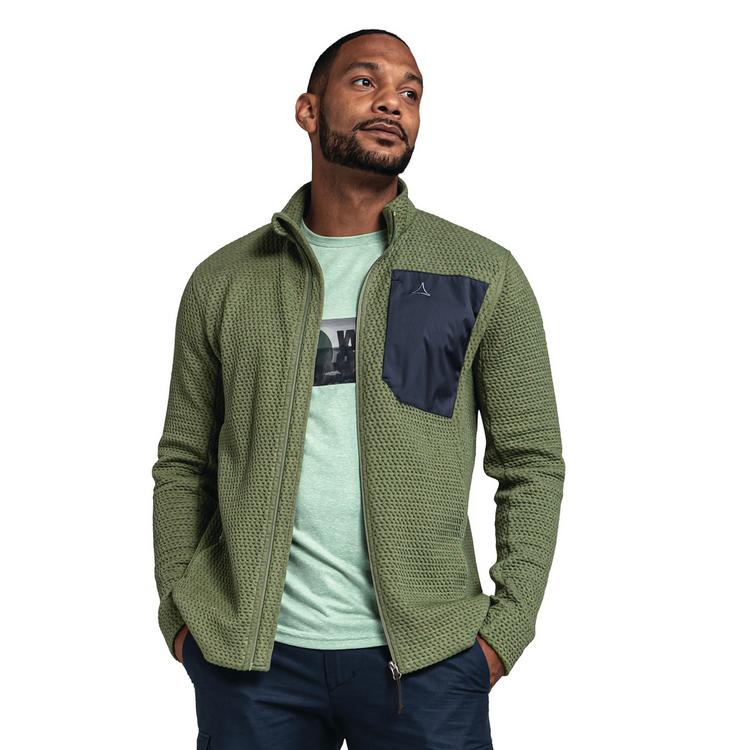 Sch&ouml;ffel Sch&ouml;ffel Fleece Jacket Genua M Fleecejacke Herren - 6737 - gr&uuml;n - 0 | SportScheck