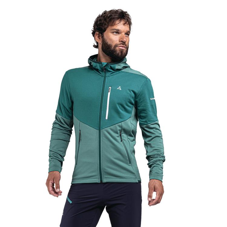 Sch&ouml;ffel Sch&ouml;ffel Fleece Hoody Hydalen M Fleecejacke Herren - 6755 - gr&uuml;n - 0 | SportScheck