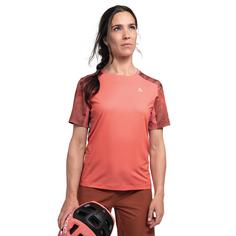 Rückansicht von Schöffel Shirt Valbella L Fahrradtrikot Damen 0324 rosa