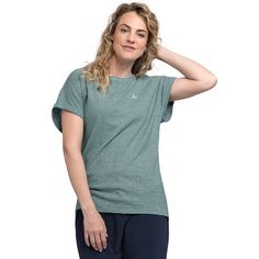Rückansicht von Schöffel T Shirt Murcia L T-Shirt Damen 8025 blau