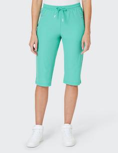 Rückansicht von JOY sportswear ELLIE Caprihose Damen caribbean green