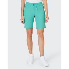 Rückansicht von JOY sportswear ROMY Shorts Damen caribbean green