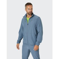 Rückansicht von JOY sportswear SANDRO Trainingsjacke Herren slate grey