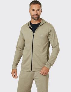 Rückansicht von VENICE BEACH VBM Ronan Sweatjacke Herren mud brown