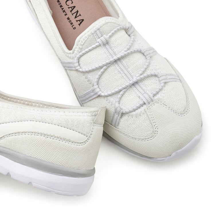 Lascana Lascana Sneaker Sneaker Damen - wei&szlig;-grau - 1 | SportScheck