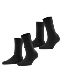ESPRIT Basic Easy SO  2-Pack Socken Damen - black (3000)