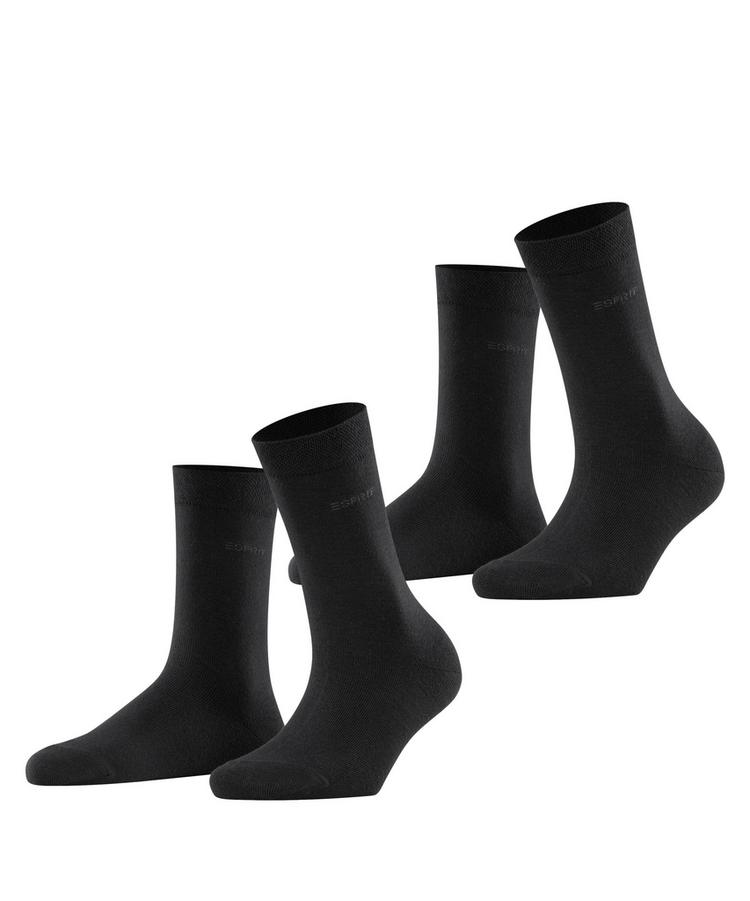 ESPRIT ESPRIT Basic Easy SO  2-Pack Socken Damen - black (3000) - 0 | SportScheck