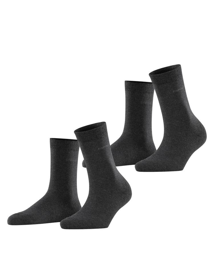 ESPRIT ESPRIT Basic Easy SO  2-Pack Socken Damen - anthra.mel (3080) - 0 | SportScheck