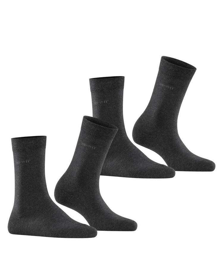 ESPRIT ESPRIT Basic Easy SO  2-Pack Socken Damen - anthra.mel (3080) - 0 | SportScheck