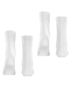 Rückansicht von ESPRIT Uni  2-Pack Freizeitsocken Damen white (2000)