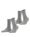 ESPRIT Basic Easy SO  2-Pack Socken Damen - light greymel. (3390)