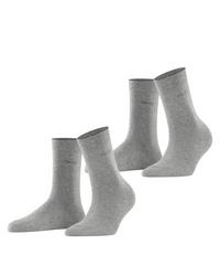 ESPRIT Basic Easy SO  2-Pack Socken Damen - light greymel. (3390)