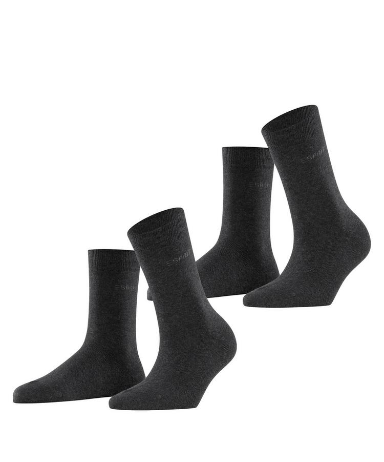 ESPRIT ESPRIT Uni  2-Pack Socken Damen - anthra.mel (3080) - 0 | SportScheck
