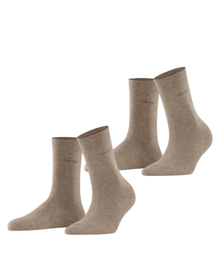 ESPRIT ESPRIT Basic Easy SO  2-Pack Socken Damen - nutmeg mel (5410) - 0 | SportScheck