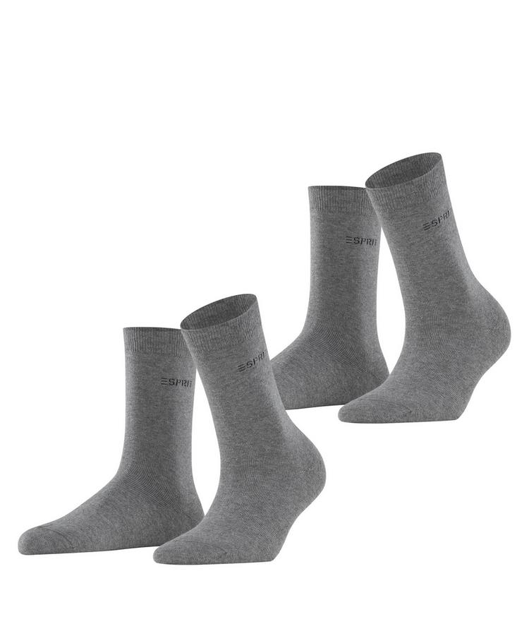 ESPRIT ESPRIT Uni  2-Pack Socken Damen - light greymel. (3390) - 0 | SportScheck