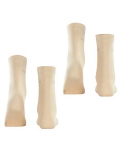 Rückansicht von ESPRIT Uni  2-Pack Freizeitsocken Damen cream (4011)