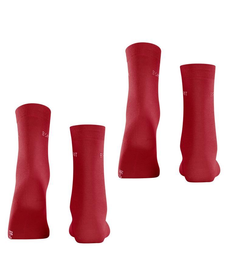 ESPRIT ESPRIT Uni  2-Pack Socken Damen - red pepper (8074) - 0 | SportScheck