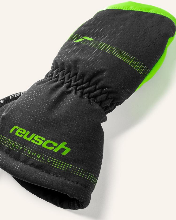 Reusch Reusch Maxi R-TEX&reg; XT MITTEN Handschuh Kinder - 7781 black/green gecko - 5 | SportScheck