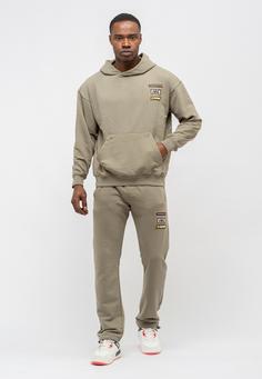 Rückansicht von Tom Barron Trainingsanzug Herren KHAKI