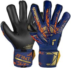 Reusch Attrakt Gold X Evolution Fingerhandschuhe 4411 premium blue/gold/black