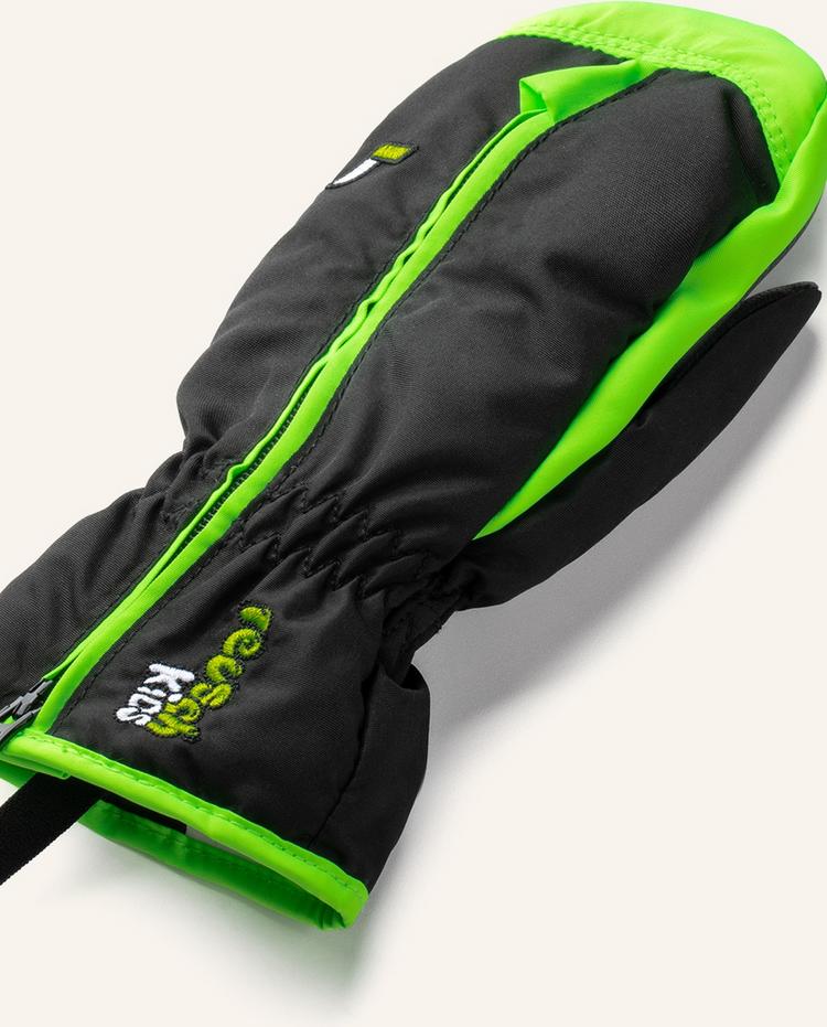 Reusch Reusch Ben Mitten Handschuh Kinder - 7716 black / neon green - 4 | SportScheck
