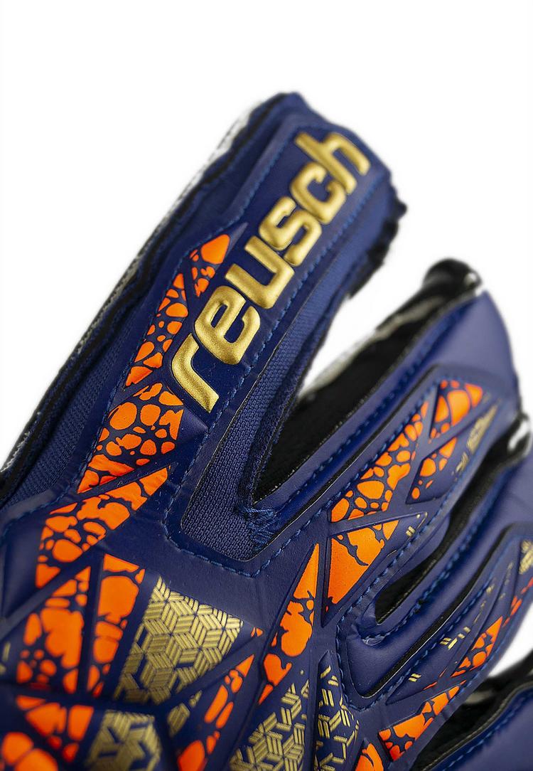 Reusch Reusch Attrakt Duo Evolution Torwarthandschuhe - 4411 premium blue/gold/black - 2 | SportScheck