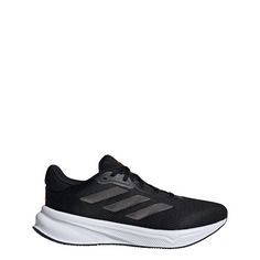 Rückansicht von adidas Response Laufschuh Trailrunning Schuhe Core Black / Carbon / Solar Red