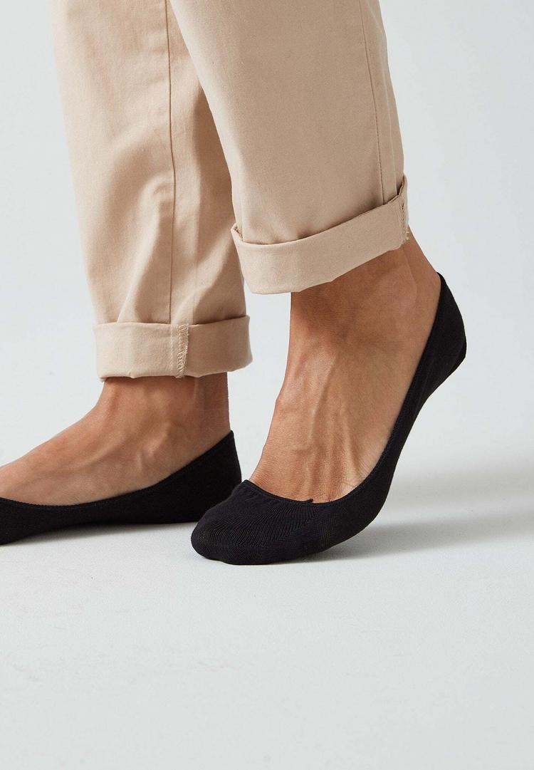 Snocks Snocks Ballerina Socken aus Bio-Baumwolle Socken Damen - Schwarz - 1 | SportScheck