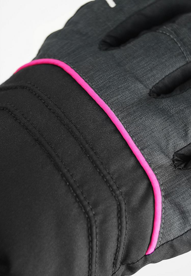 Reusch Reusch Teddy GORE-TEX Handschuh Kinder - 7771 blck/blck melang/pink glo - 0 | SportScheck
