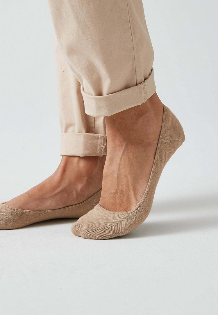 Snocks Snocks Ballerina Socken aus Bio-Baumwolle Socken Damen - beige - 1 | SportScheck