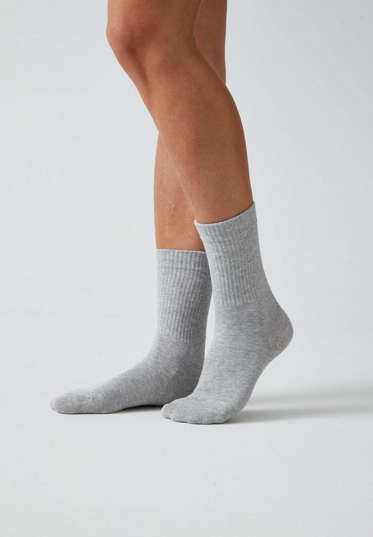 Snocks Snocks Tennissocken aus Bio-Baumwolle Socken - Grau - 0 | SportScheck