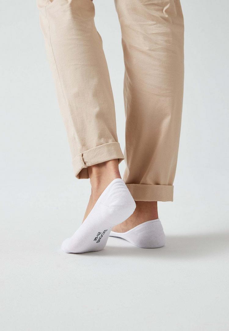 Snocks Snocks Ballerina Socken aus Bio-Baumwolle Socken Damen - Mix (Schwarz/Wei&szlig;/Beige) - 3 | SportScheck