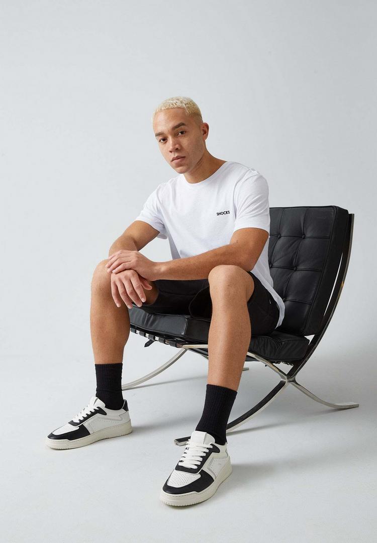 Snocks Snocks Tennissocken aus Bio-Baumwolle Socken - Schwarz-Wei&szlig; - 6 | SportScheck