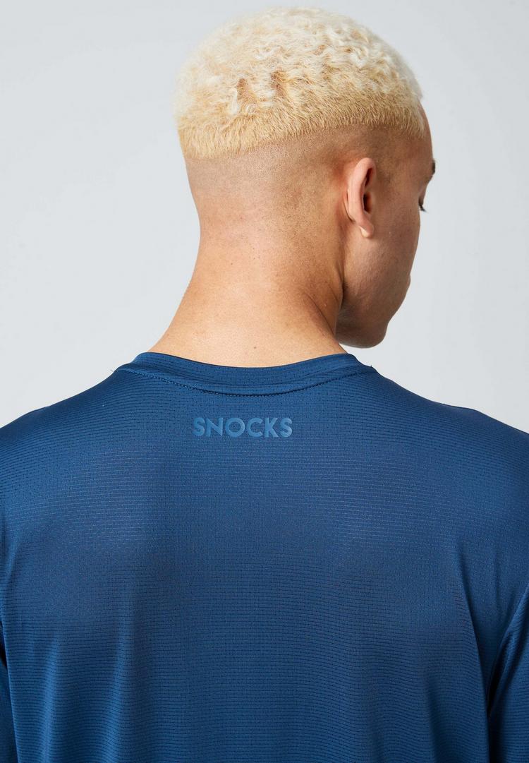 Snocks Snocks Trainingsshirt Funktionsshirt Herren - blau - 4 | SportScheck
