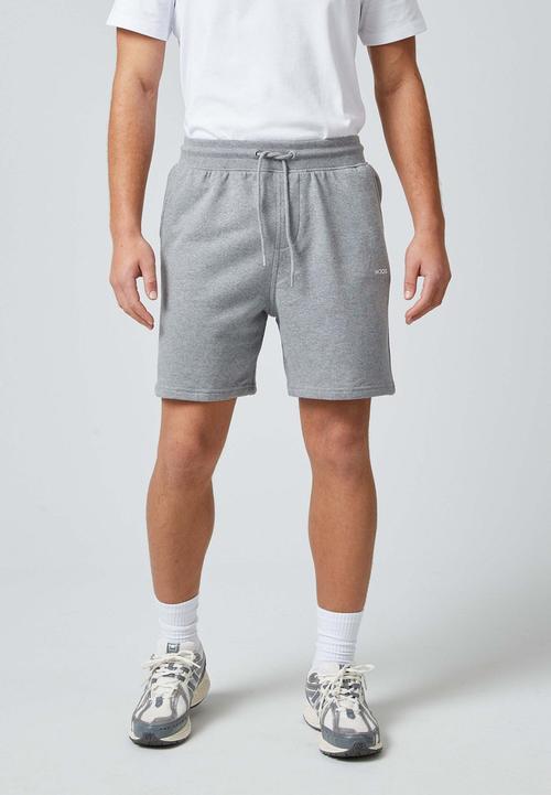 Rückansicht von Snocks Sweatshorts Herren Trainingshose Herren Hellgrau