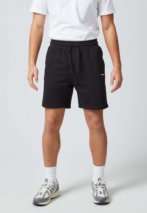 Rückansicht von Snocks Sweatshorts Herren Trainingshose Herren Schwarz