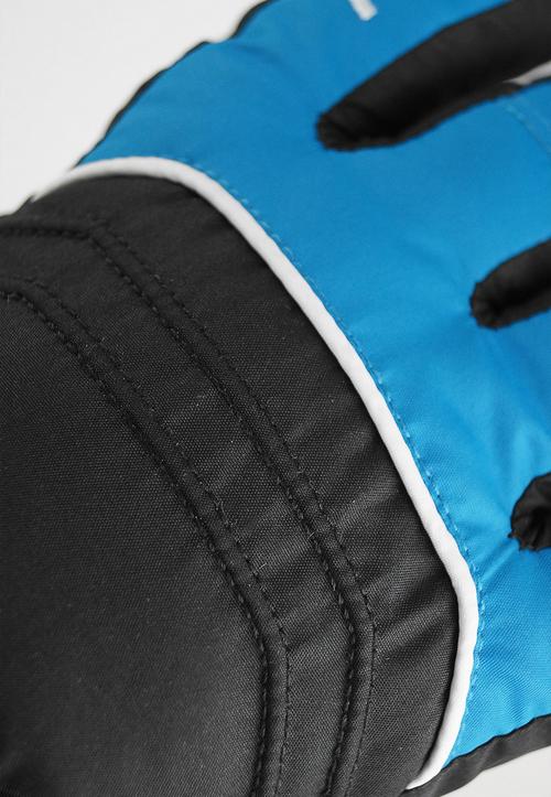 Rückansicht von Reusch GORE-TEX Teddy GORE-TEX Skihandschuhe Kinder 7760 black / brilliant blue