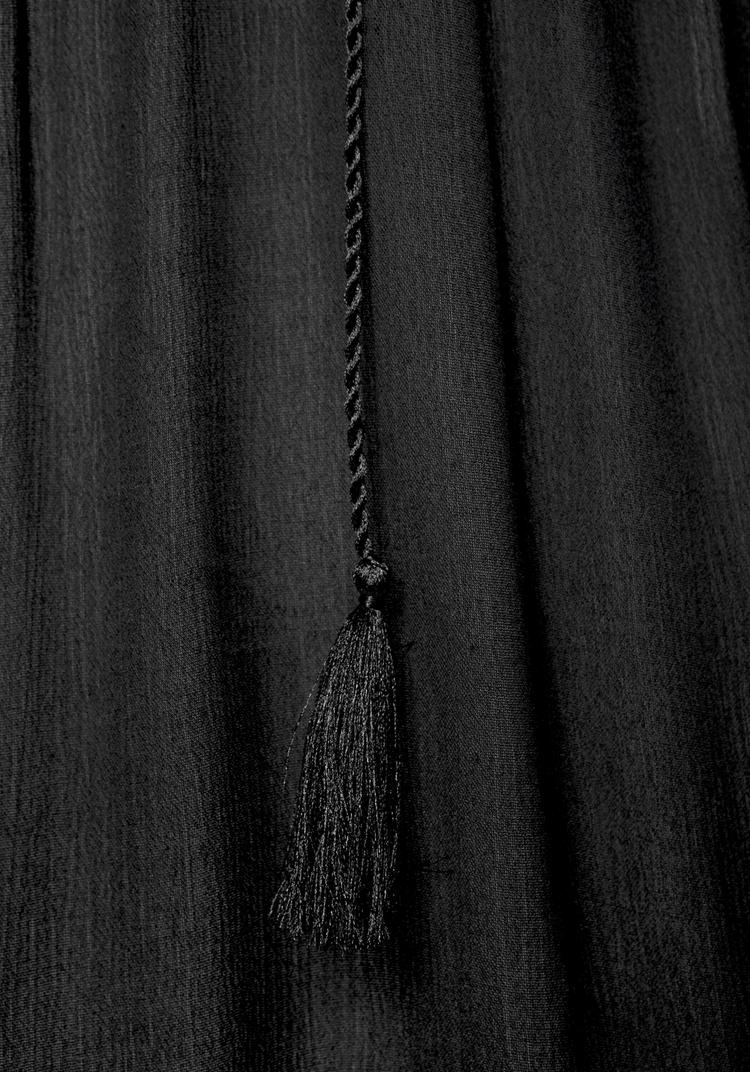 Lascana Lascana Crepebluse Langarmbluse Damen - schwarz - 0 | SportScheck