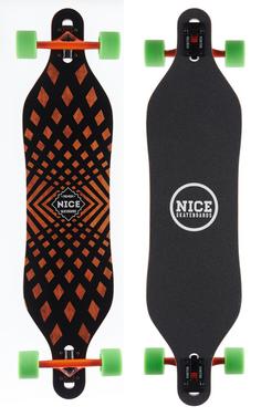 NICE SKATEBOARDS Nice Liner 40" x 9.5" Longboard bunt