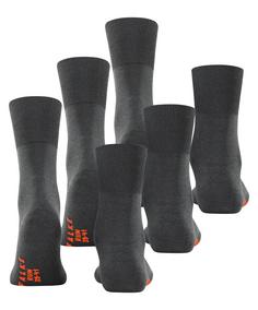 Rückansicht von Falke Freizeitsocken dark grey (3970)