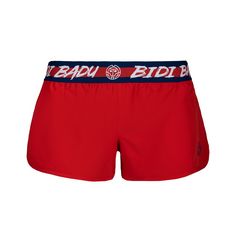 BIDI BADU Cara Tech 2 In 1 Shorts Tennisshorts Kinder rot/dunkelblau