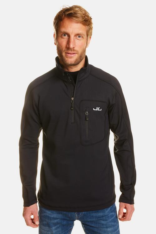 Rückansicht von Jeff Green Gent Fleecepullover Herren Black