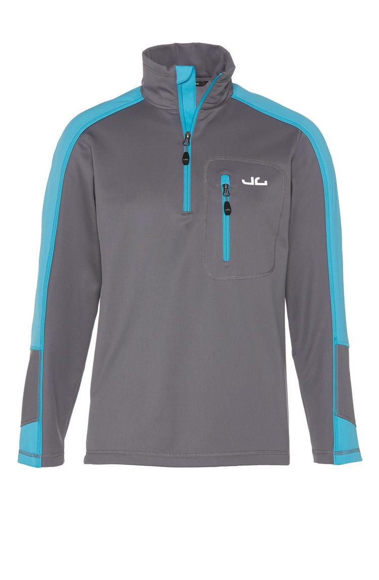 Jeff Green Jeff Green Gent Fleecepullover Herren - Grey/Ocean - 0 | SportScheck