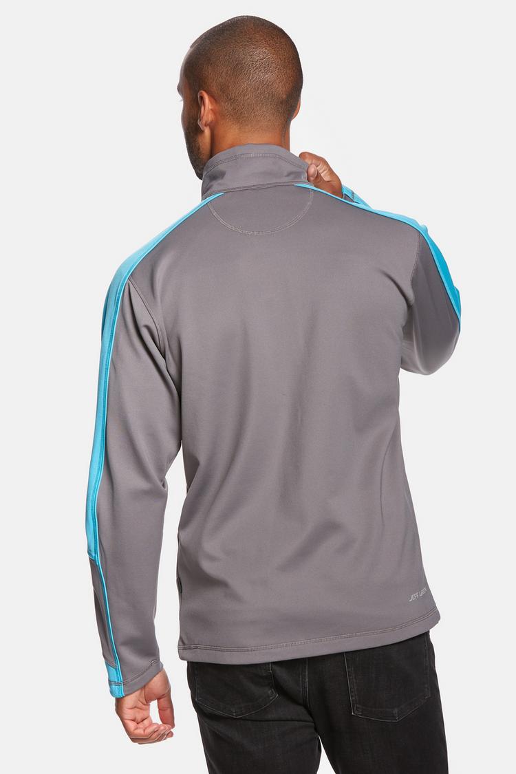 Jeff Green Jeff Green Gent Fleecepullover Herren - Grey/Ocean - 1 | SportScheck
