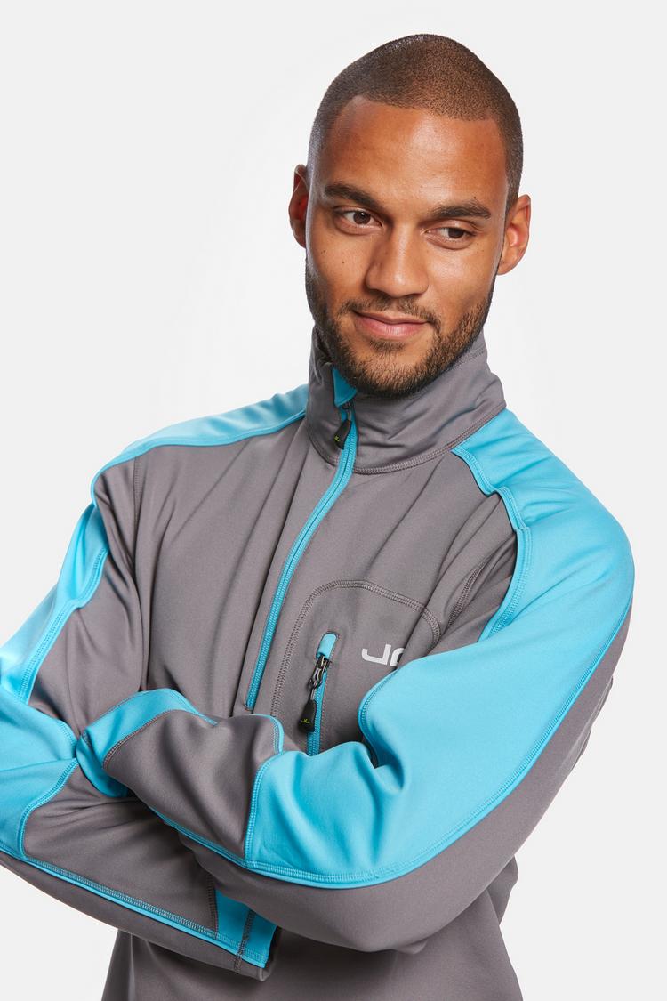 Jeff Green Jeff Green Gent Fleecepullover Herren - Grey/Ocean - 3 | SportScheck