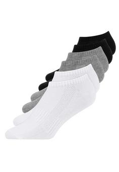 Snocks Sneaker Socken aus Bio-Baumwolle Freizeitsocken Mix (Schwarz/Weiß/Grau)