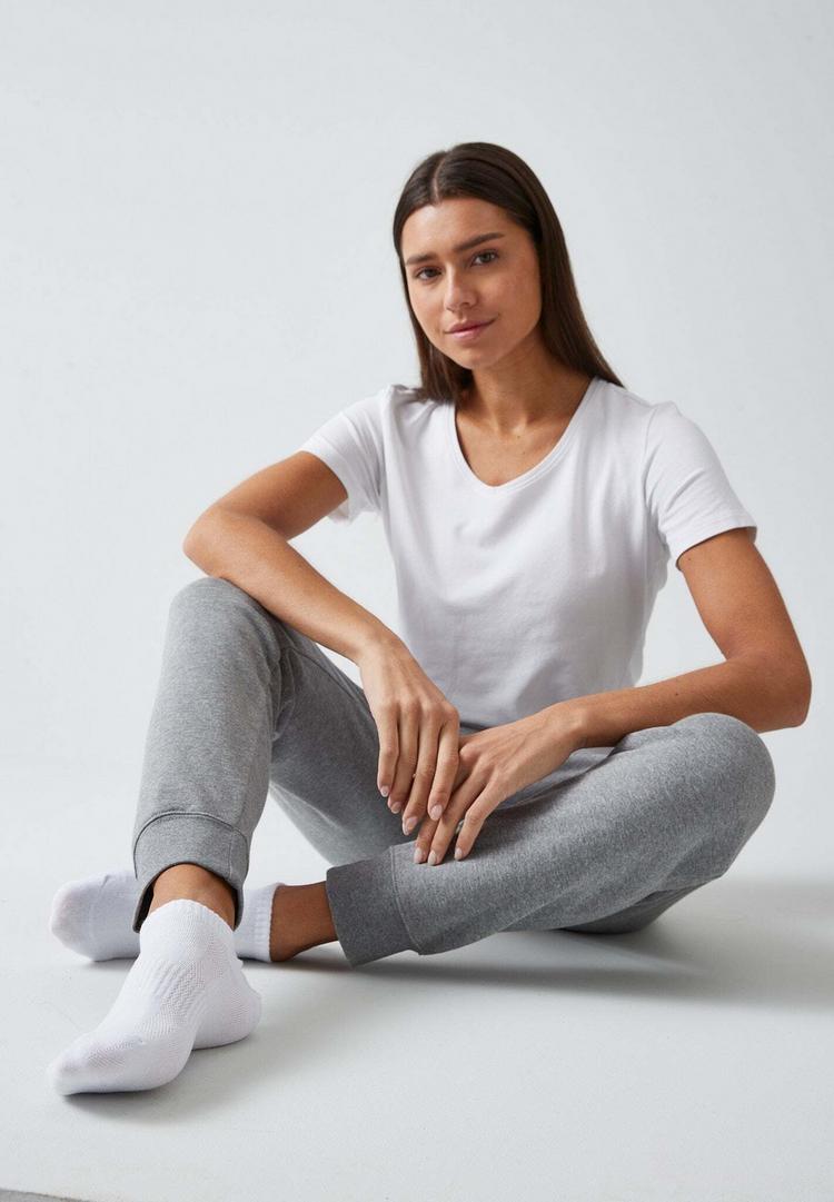 Snocks Snocks Sneaker Socken aus Bio-Baumwolle Socken - Mix (Schwarz/Wei&szlig;/Grau) - 6 | SportScheck