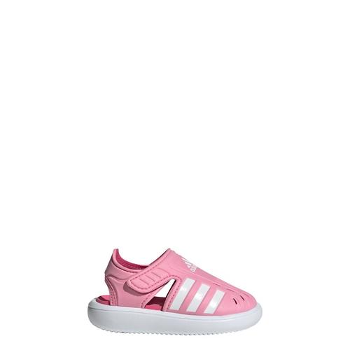 Rückansicht von adidas Closed-Toe Summer Water Sandale Sandalen Kinder Bliss Pink / Cloud White / Pulse Magenta