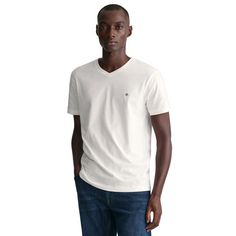 Rückansicht von GANT T-Shirt T-Shirt Herren Weiß