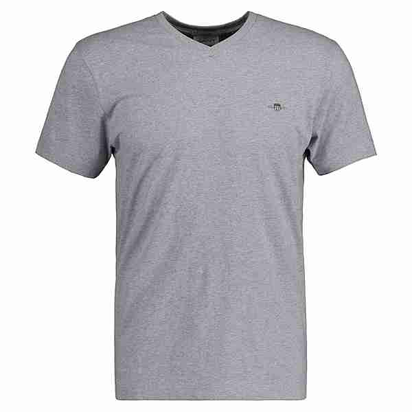 GANT T-Shirt T-Shirt Herren Grau